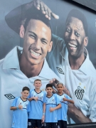 Meninos da Vila Palhoça vivem semana de avaliação no Santos Futebol Clube