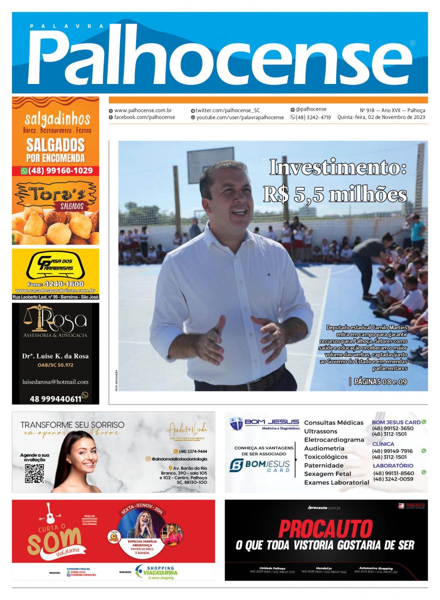 Calaméo - JORNAL PALAVRA PALHOCENSE - EDIÇÃO 670