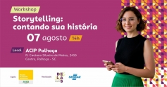 Oficina de storytelling fortalece mulheres empreendedoras em Palhoça