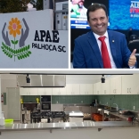 Apae de Palhoça tem cozinha nova após Sérgio Guimarães destinar R$ 150 mil em emenda...