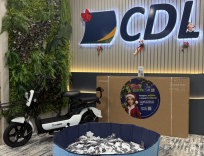 CDL sorteia prêmios da Campanha de Natal