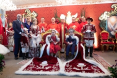 Casal imperial celebra sucesso da 133ª Festa do Divino Espírito Santo