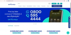 Site da Águas de Palhoça traz informações e serviços sobre a concessionária