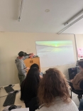 Estudantes de escola da Pinheira recebem aula sobre o Programa das Reservas Mundiais de Surf