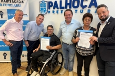 Prefeitura de Palhoça realiza entrega de certidões imobiliárias na última terça-feira (2)