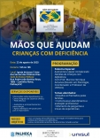 Evento aberto voltado às famílias de crianças com deficiência ocorre sábado (23), no Caminho Novo