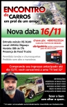 Neste domingo (16): evento de carros antigos ajudará palhocense que luta contra o câncer