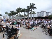 Palhoça Drum Fest espera entre 170 e 200 bateristas em evento gratuito no sábado (18)