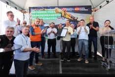 Camilo Martins entrega nova subestação em Santo Amaro da Imperatriz