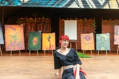 Artista da Guarda do Embaú assina curadoria e expõe obras em reabertura de sala no...